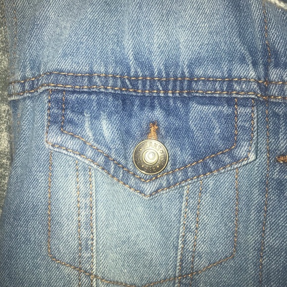 Bee&Ceci Demi Jean Jacket / Gray Sweater - Picture 3 of 4